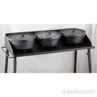 Camp Chef 3-Sided Heavy Duty Steel Dutch Oven Table 550382374